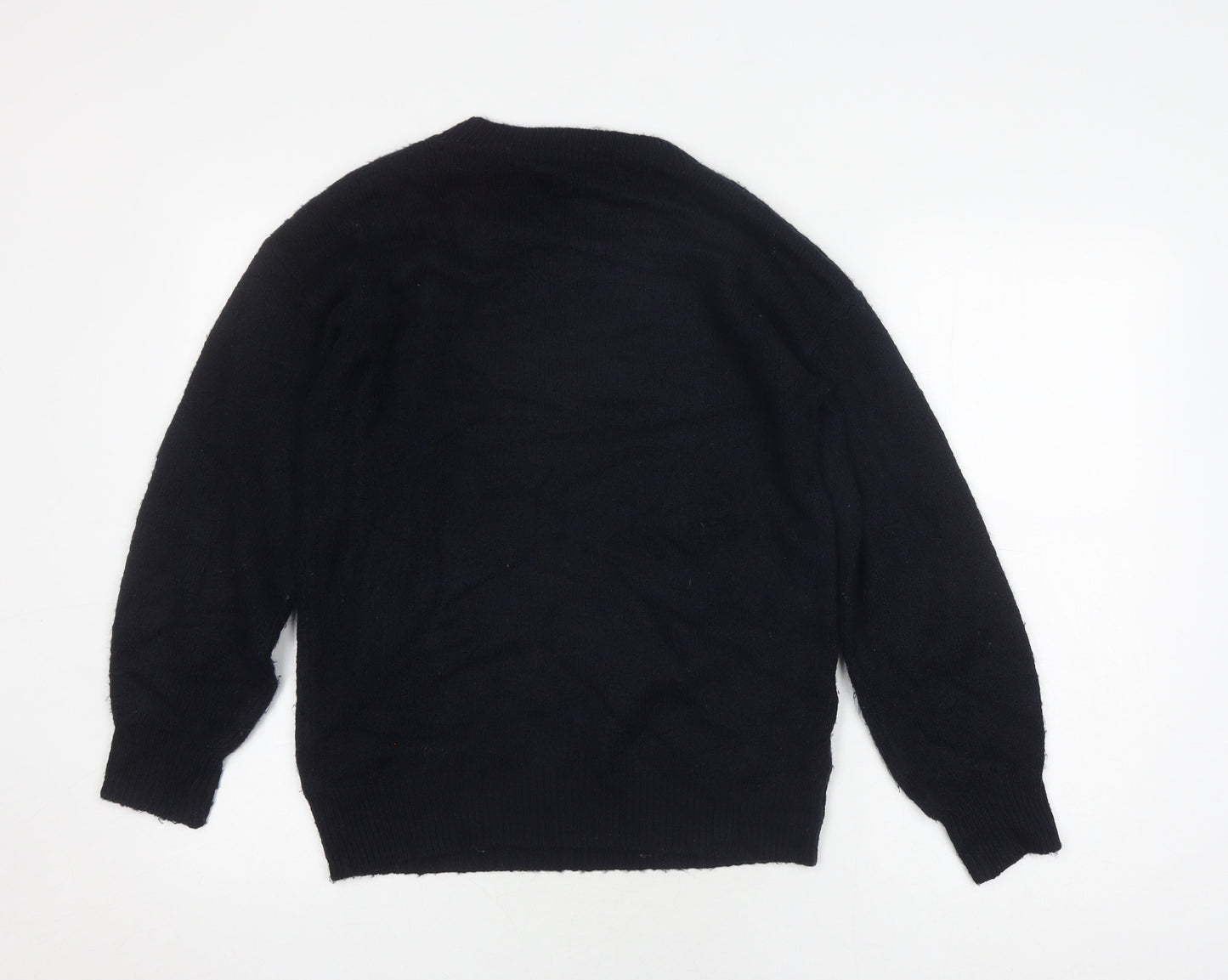Womens UK Size XS NEXT Black Pullover Jumper