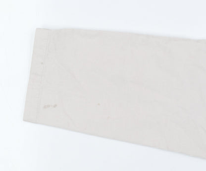 Marks and Spencer Men Beige Tapered Corduroy Jeans Size 38