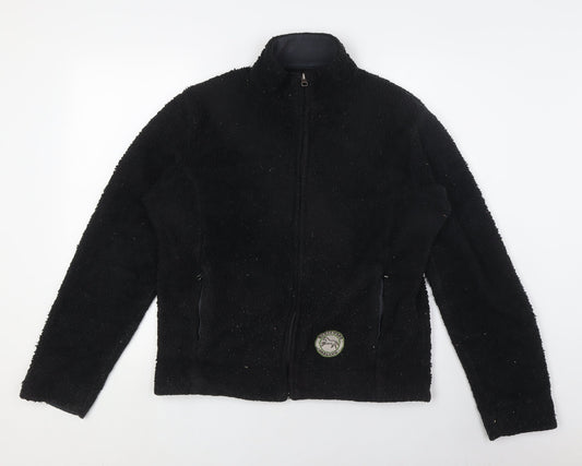 Womens UK Size L Horseware Black Bomber Jacket