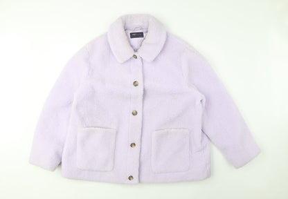 Womens UK Size 20 Marks and Spencer Purple Basic Jacket