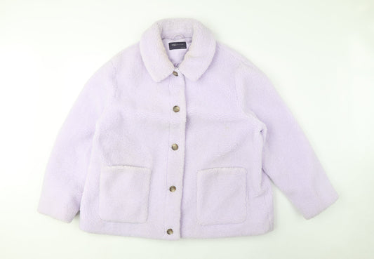 Womens UK Size 20 Marks and Spencer Purple Basic Jacket