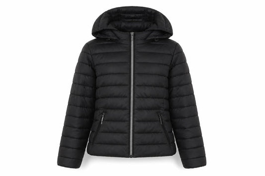 Womens UK Size XS Zara Black Puffer Jacket
