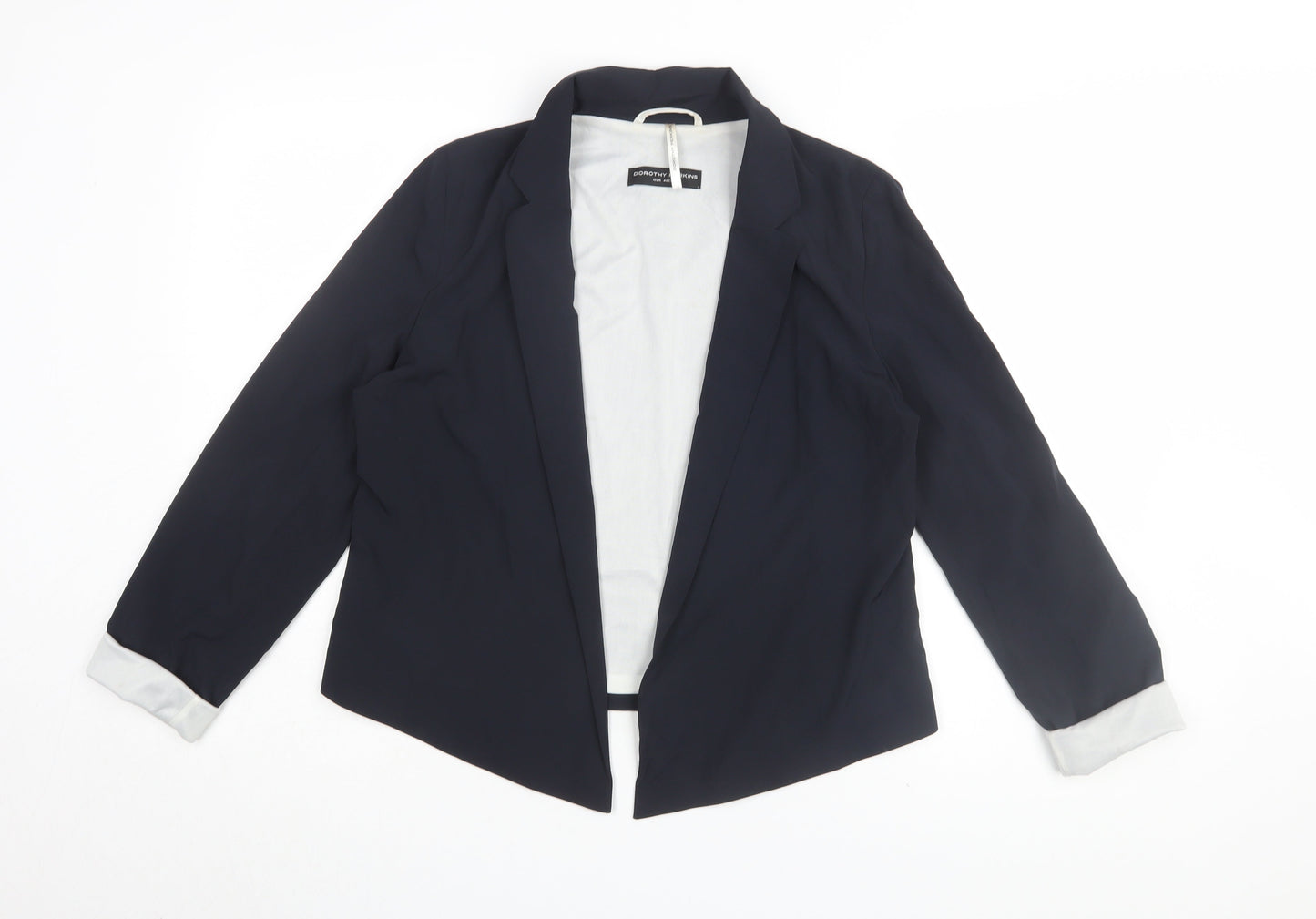 Womens UK Size 12 Dorothy Perkins Black Basic Jacket