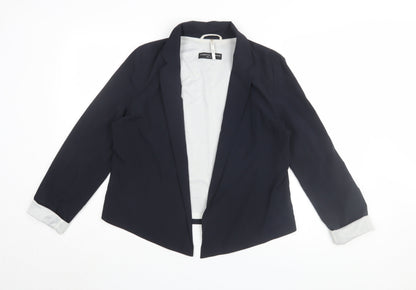 Womens UK Size 12 Dorothy Perkins Black Basic Jacket