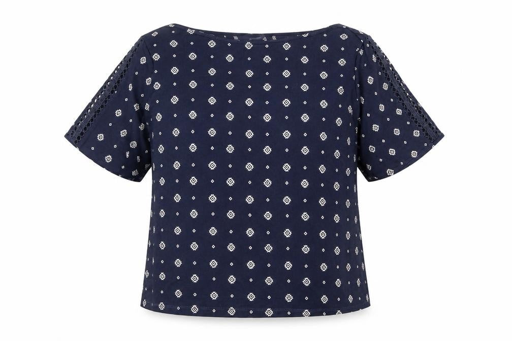 Womens UK Size 18 Marks and Spencer Multicoloured Basic Blouse
