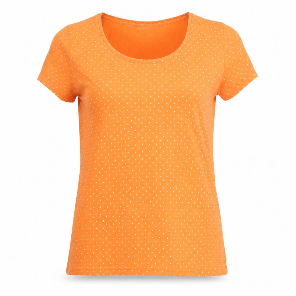Womens UK Size 18 M&Co Orange Basic T-Shirt
