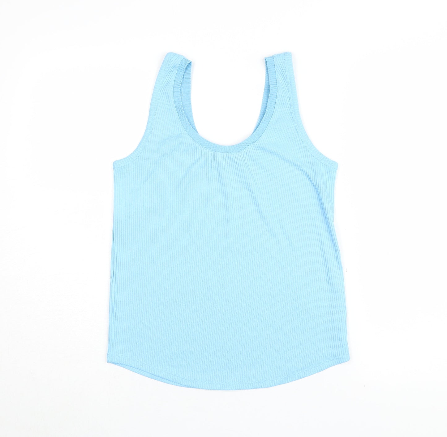 Womens UK Size 10 Marks and Spencer Blue Basic Tank