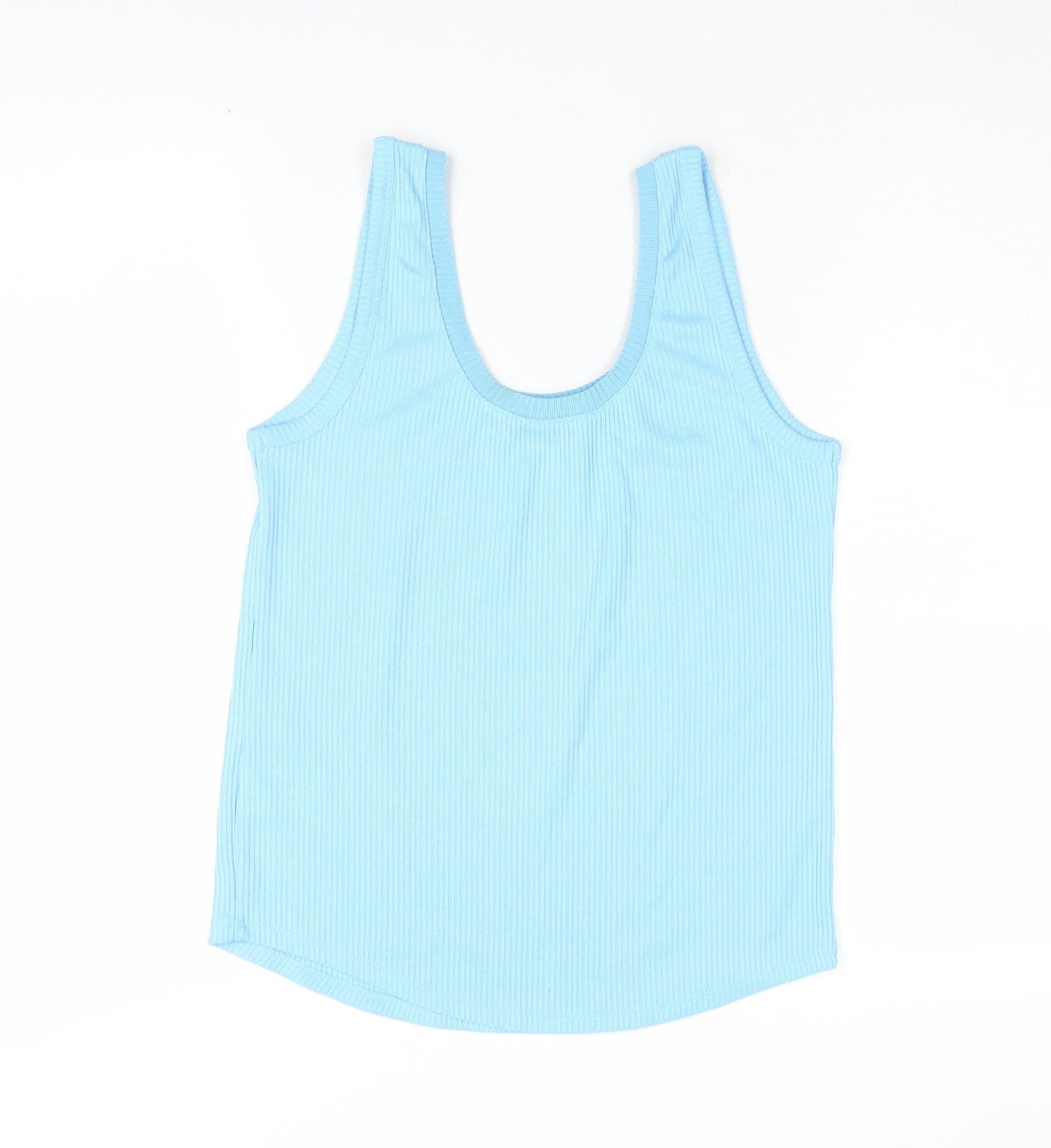 Womens UK Size 10 Marks and Spencer Blue Basic Tank