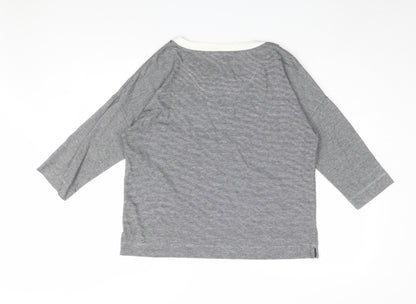 Womens UK Size 14/16 TIGI Grey Basic T-Shirt