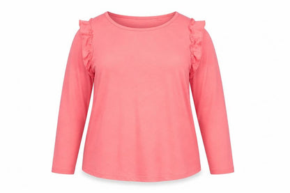 Womens UK Size 18 Capsule Pink Basic Blouse