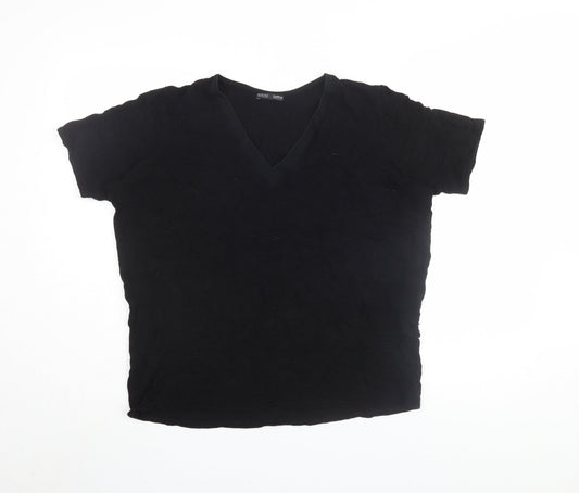 Womens UK Size L Zara Black  T-Shirt