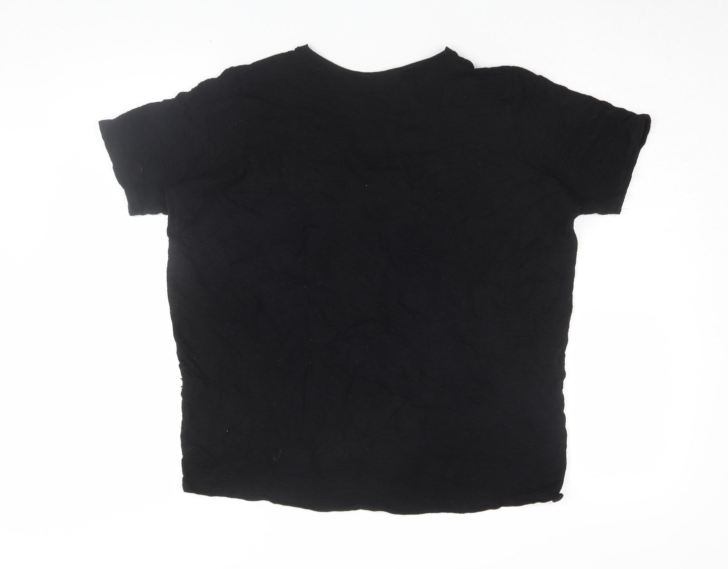 Womens UK Size L Zara Black  T-Shirt