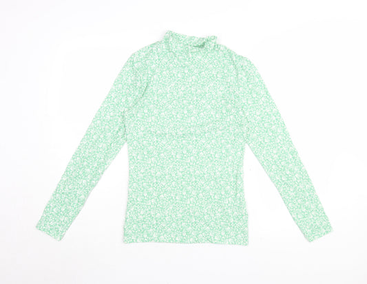 Womens UK Size 10 Marks and Spencer Green Basic Blouse