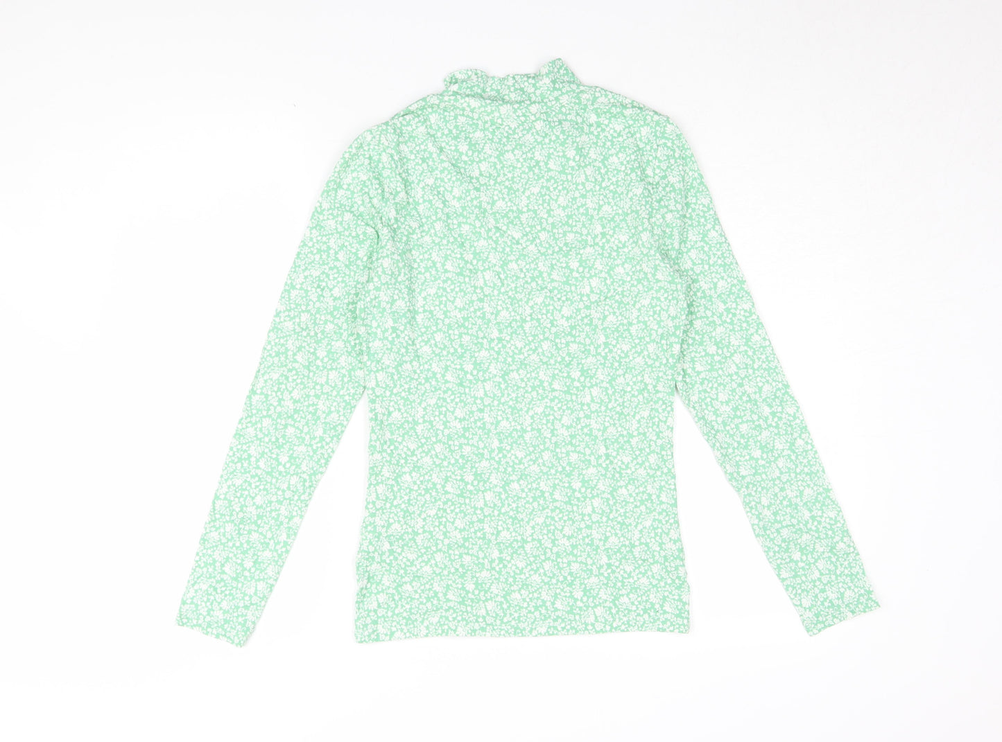 Womens UK Size 10 Marks and Spencer Green Basic Blouse