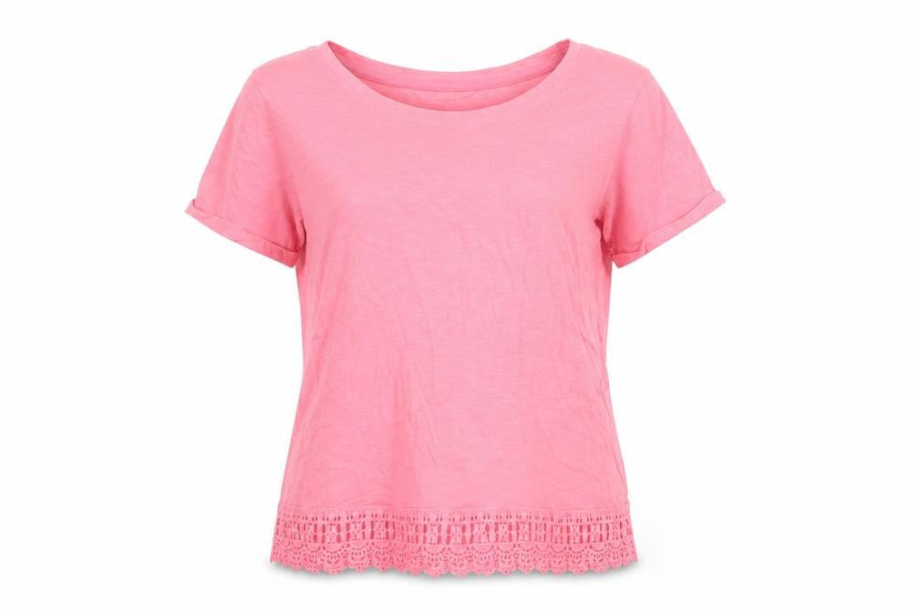 Womens UK Size 10 NEXT Pink Basic T-Shirt