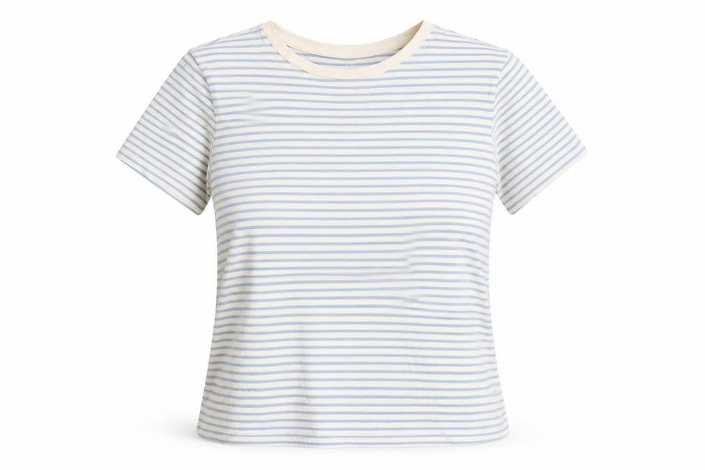 Womens UK Size M MNG Multicoloured Ringer T-Shirt