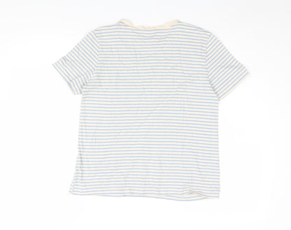 Womens UK Size M MNG Multicoloured Ringer T-Shirt