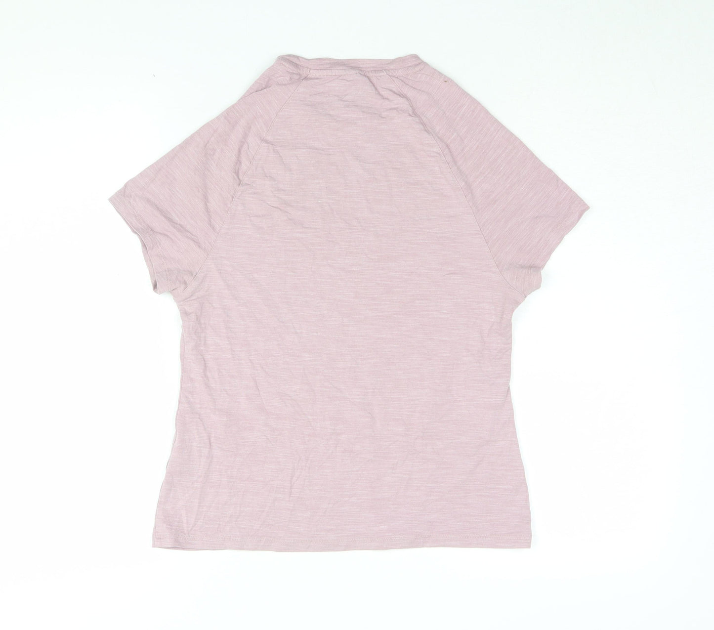 MP Women's Pink Regular Fit Gym T-Shirt, Size S