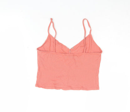 Womens UK Size 10 Topshop Pink Basic Camisole