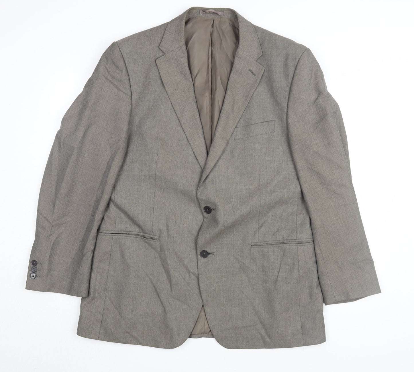 Mens UK Size 42 Karl Jackson Regular Grey Suit Jacket