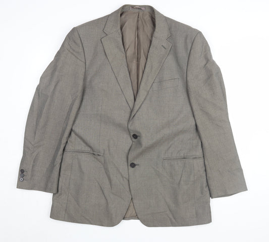 Mens UK Size 42 Karl Jackson Regular Grey Suit Jacket