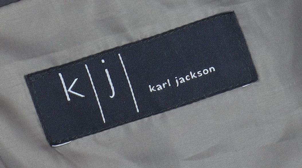Mens UK Size 42 Karl Jackson Regular Grey Suit Jacket