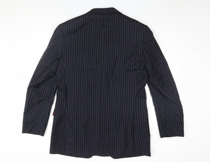 Mens UK Size 40 Marks and Spencer Regular Blue Suit Jacket