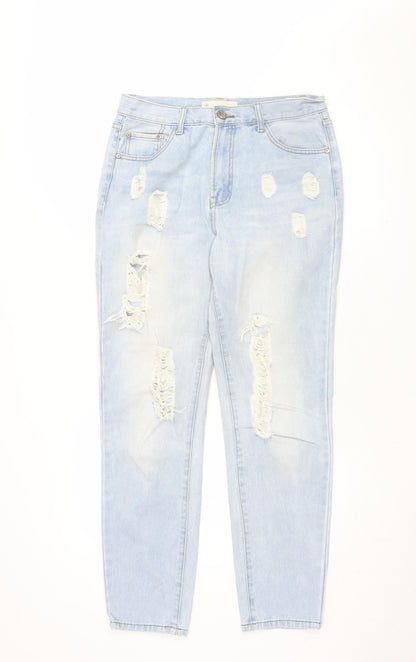 Glamorous Women’s Light Blue Boyfriend Jeans M