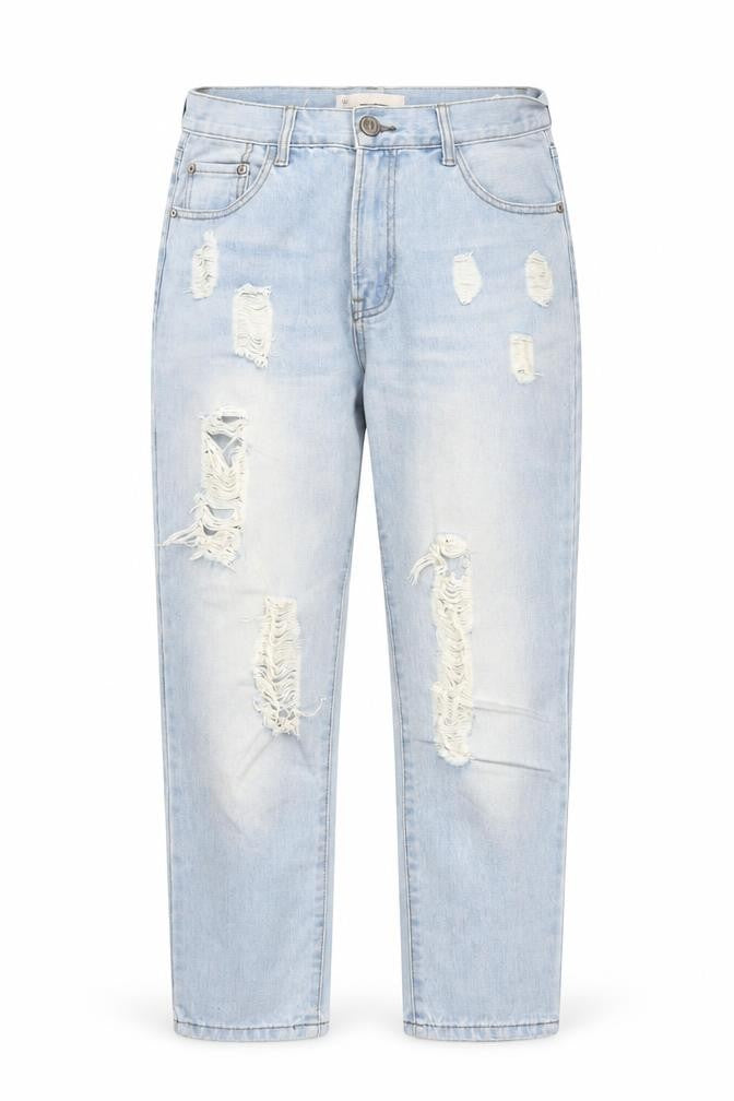 Womens UK Size M Glamorous Relaxed Fit Boyfriend Blue Jeans