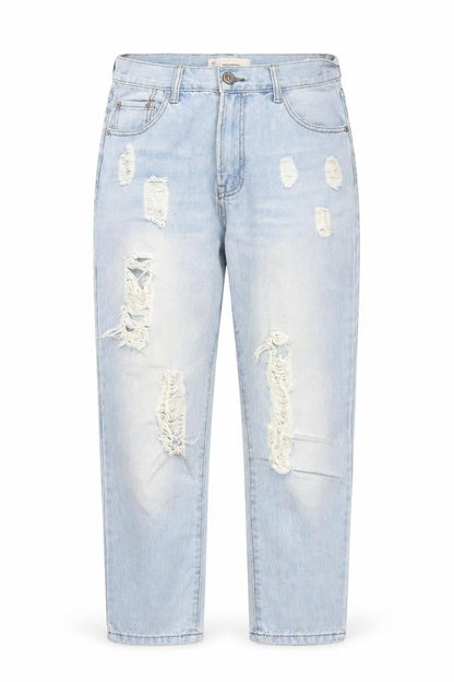 Womens UK Size M Glamorous Relaxed Fit Boyfriend Blue Jeans