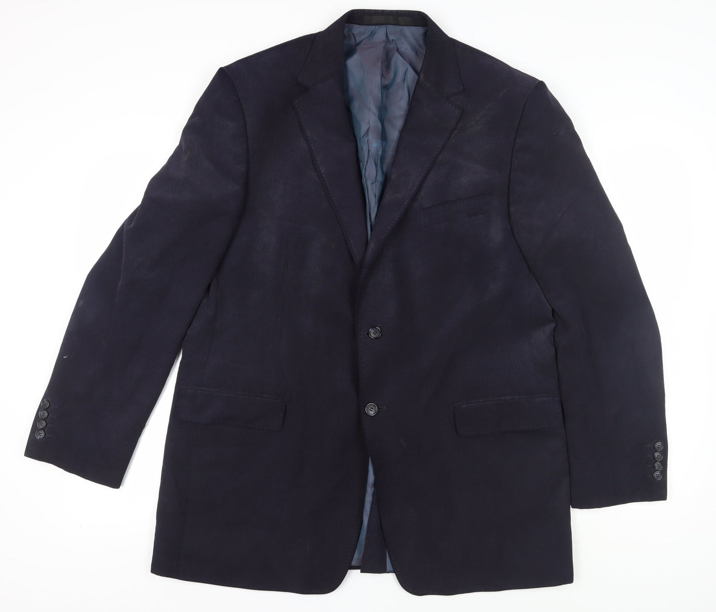 Mens UK Size 44 Marks and Spencer Regular Blue Suit Jacket