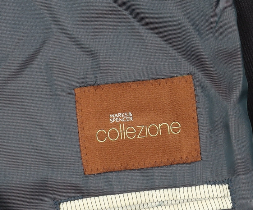 Mens UK Size 44 Marks and Spencer Regular Blue Suit Jacket