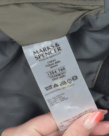 Mens UK Size 44 Marks and Spencer Regular Grey Suit Jacket