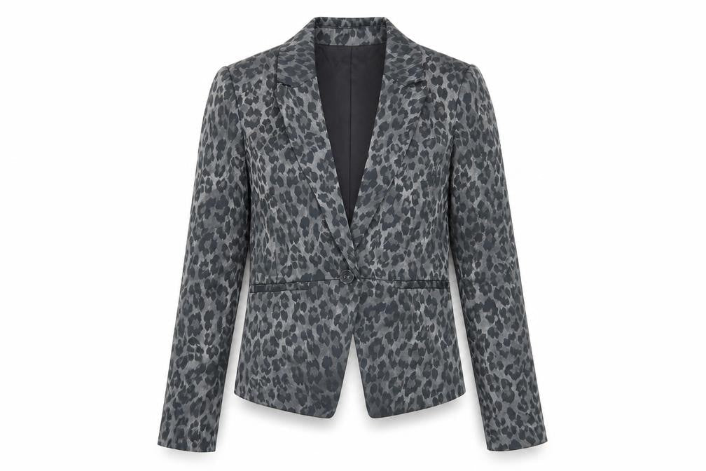 Womens UK Size 8 Fransa Regular Grey Blazer