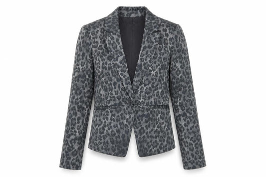 Womens UK Size 8 Fransa Regular Grey Blazer