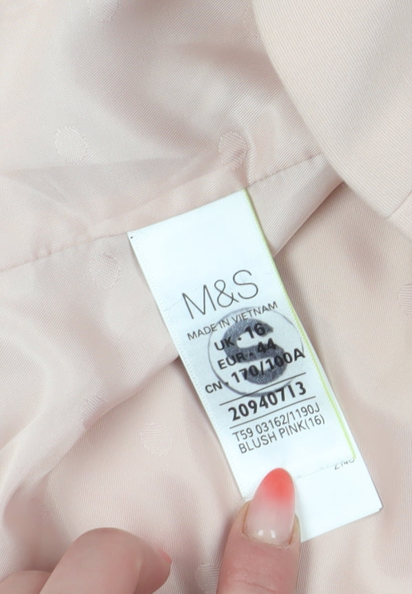 Marks and Spencer Women’s Ivory Blazer, Size 16