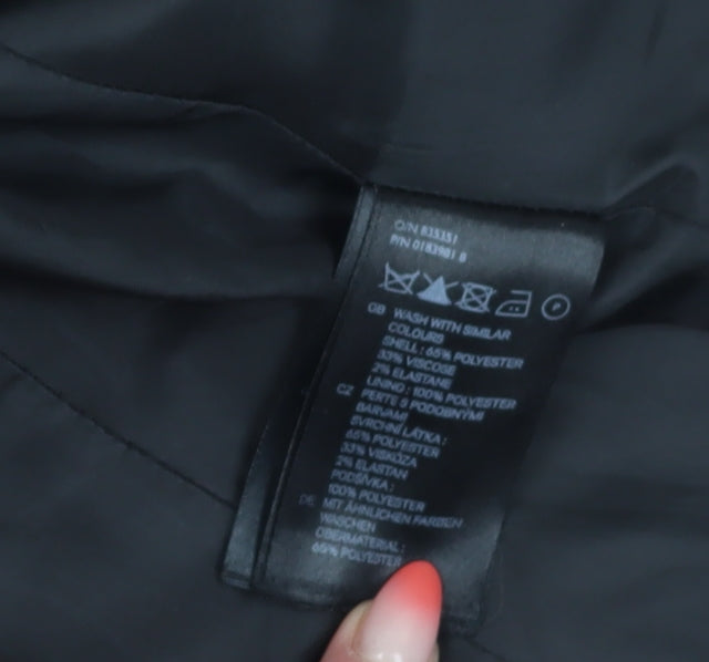 H&M Women's Black Suit Jacket Size 4 – Classic Style