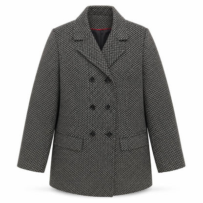 Womens UK Size 16 BHS Grey Pea Coat