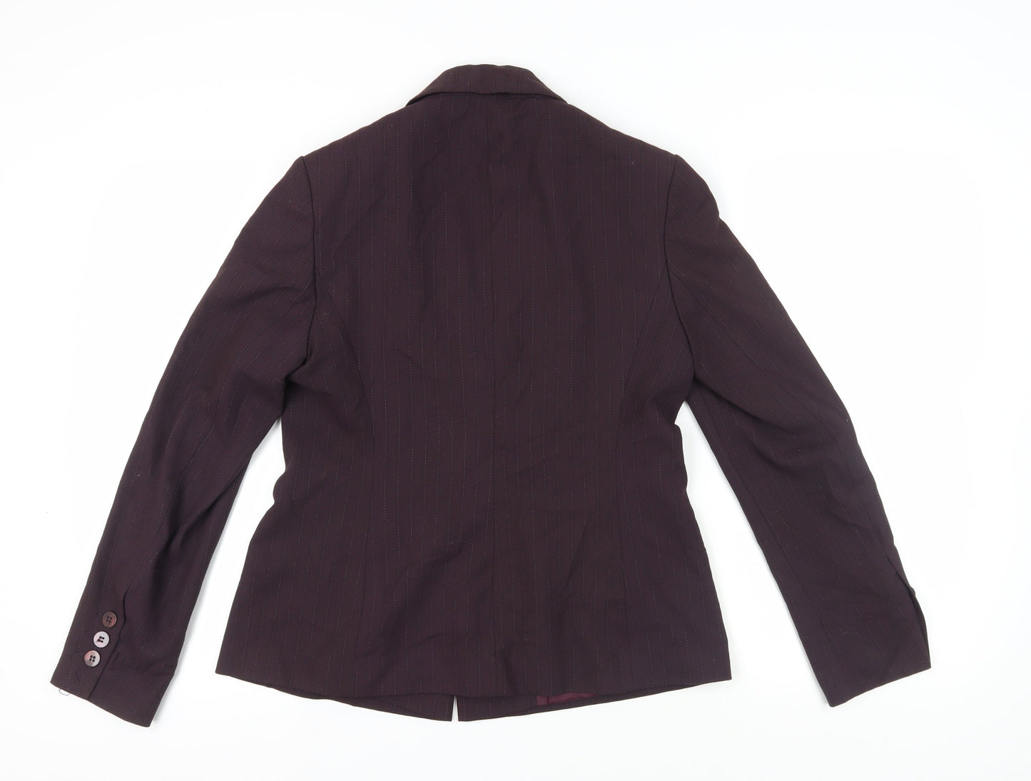 J Taylor Women's Purple Pinstripe Suit Jacket Size 12
