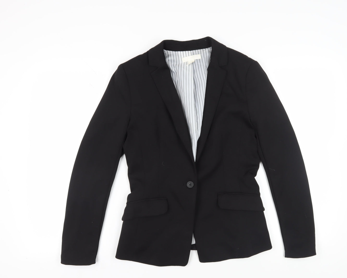 H&M Women's Black Blazer Suit Jacket Size 12