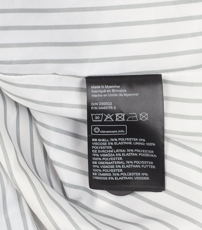 H&M Women's Black Blazer Suit Jacket Size 12