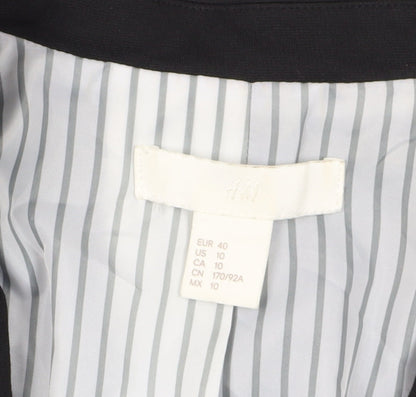 H&M Women's Black Blazer Suit Jacket Size 12