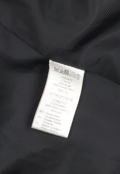 Laura Clement Women's Black Blazer Size 4 Business
