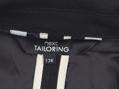 Next Women's Black Regular Fit Suit Jacket Size 12