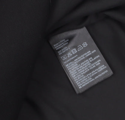 H&M Women's Black Suit Jacket, Size 12, Double-Breasted