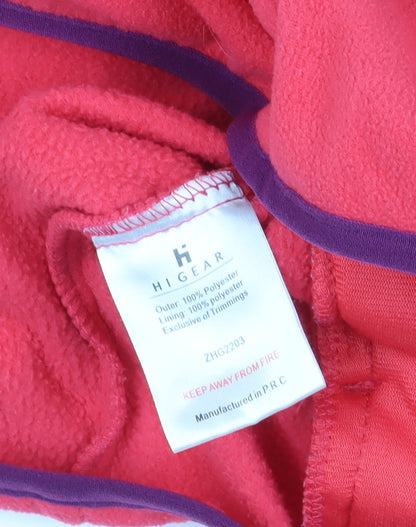 Womens UK Size 4 Hi Gear Pink Basic Jacket