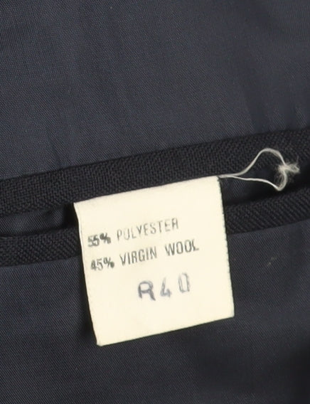 Mens UK Size 40 Varteks Regular Blue Suit Jacket