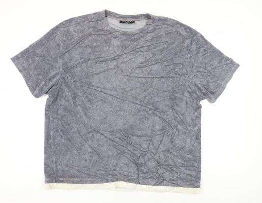 The Couture Club Men's Grey Crew Neck T-Shirt XL