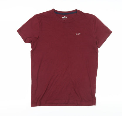 Mens UK Size S Hollister Red  T-Shirt