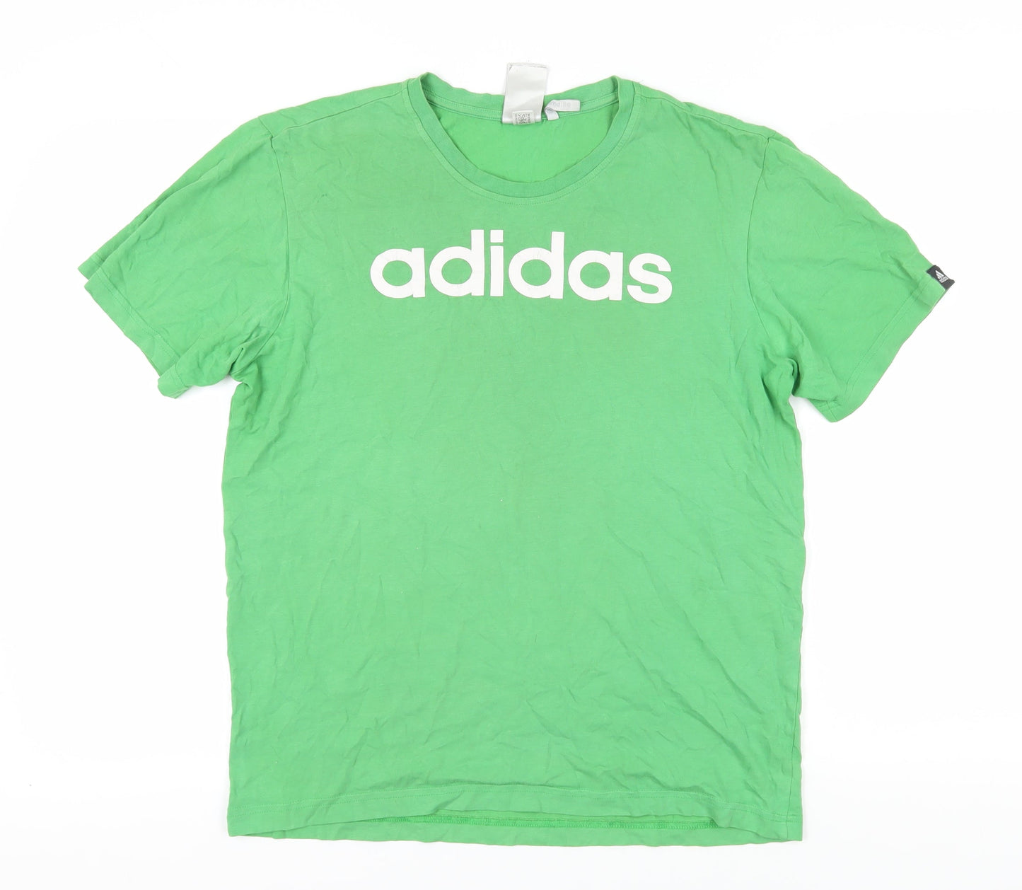 Mens UK Size M adidas Green  T-Shirt